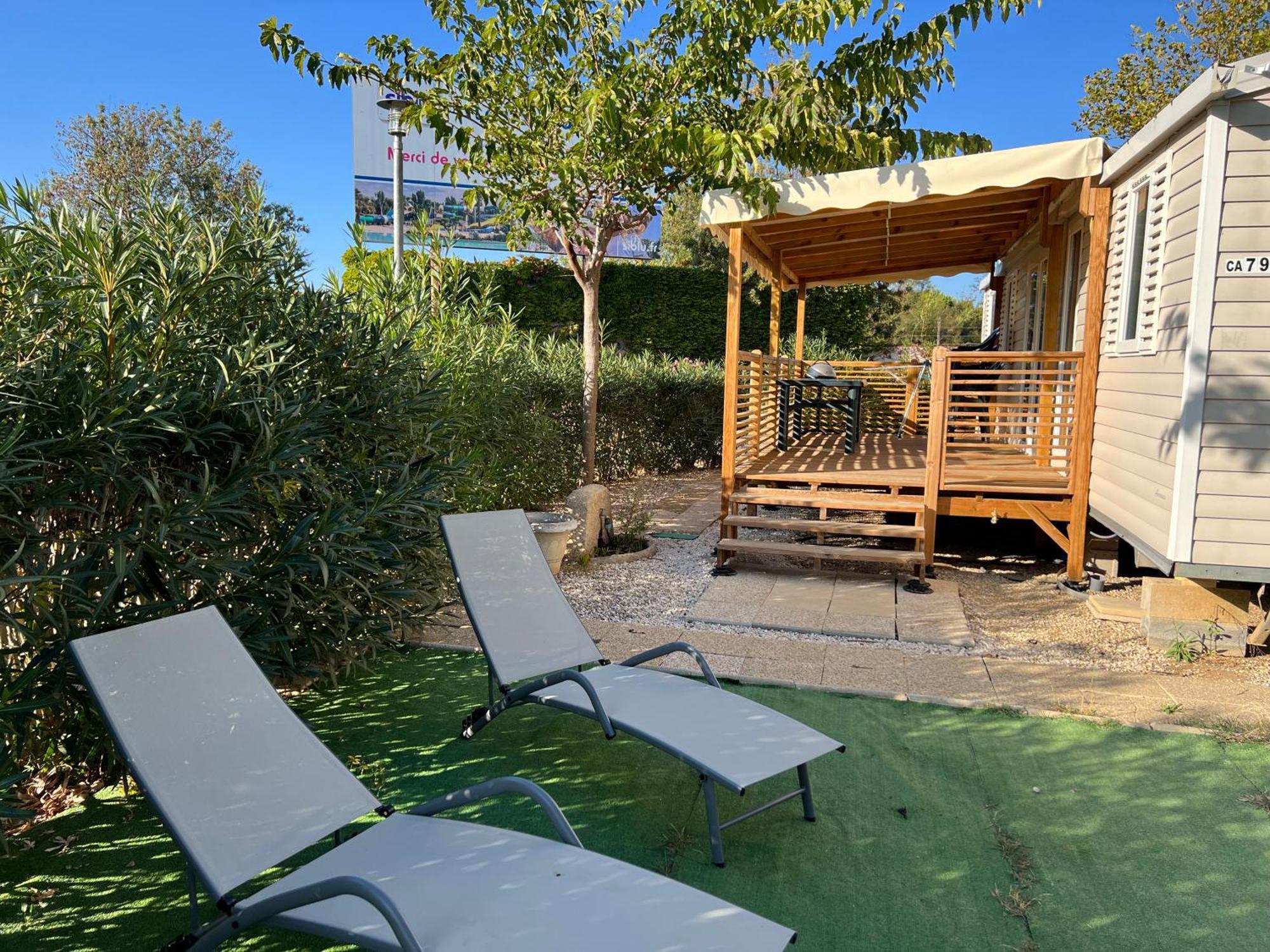 Mobilhome La Carabasse Vias Plage Экстерьер фото